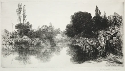 Shere Mill Pond, No. 11 The Large Plate