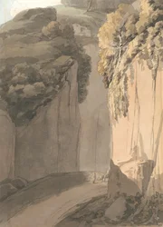 Entrance to the Grotto at Posilippo, Naples