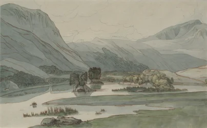 Rydal Water with the Grasmere Hills, 1786
