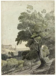 Tivoli, Showing Rome in the Distance