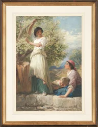 At the well