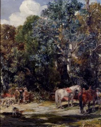 A Rest during the Hunt