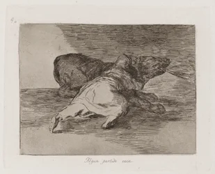 He Gets Something Out of It, Plate 40 from The Disasters of War