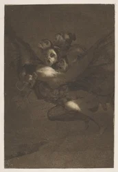 Bon Voyage, from The Caprices Los Caprichos, plate 64