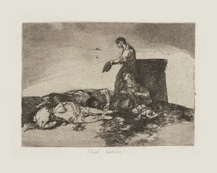 Cruel Tale of Woe!, Plate 48 from the series The Disasters of War
