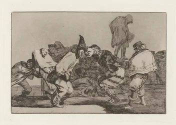 Carnival Folly, also known as Rejoice, Carnival, for Tomorrow Thou Will Be Ashes, from the series Los disparates (Los proverbios)