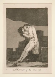 Love and Death, pl. 10 from the series Los caprichos