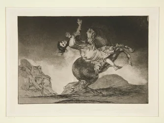 The Abducting Horse, plate 10 from the series The Proverbs