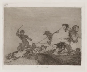 He Deserved It, Plate 29 from The Disasters of War