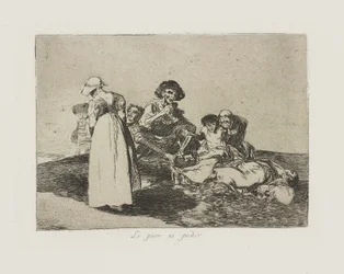 The Worst Is To Beg, pl. 55 from the series The Disasters of War