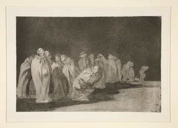 Men in Sacks, Plate 8 from the Series Los Proverbios