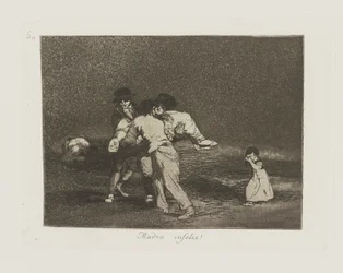 Unhappy Mother, Plate 50 from the Series The Disasters of War