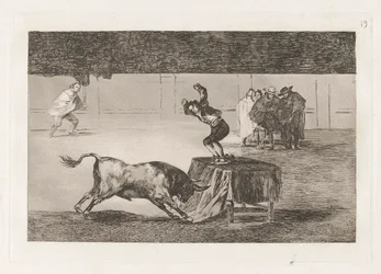 Another Madness of His in the Same Ring, Plate 19 from La Tauromaquia