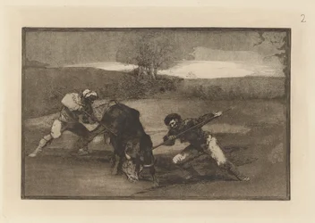 Another Way of Hunting on Foot, Plate 2 from La Tauromaquia