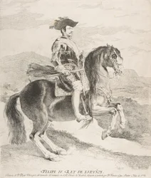 Philip IV on horseback, after Velázquez