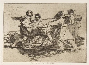Plate 2 from The Disasters of War: Rightly