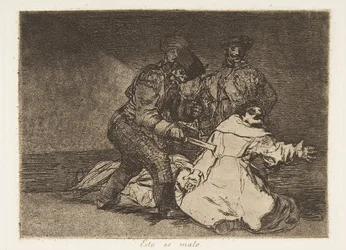 Plate 46 from The Disasters of War: This