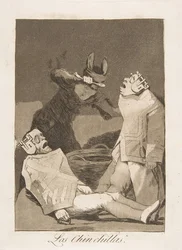 Plate 50 from Los Caprichos: The Chinchillas