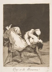 They Carried Her Off! (Plate 8 from Los Caprichos)