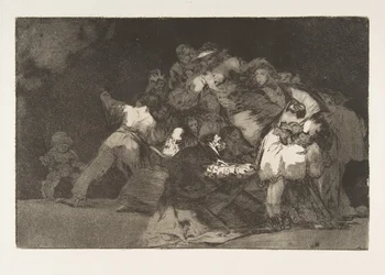 Plate 9 from the Disparates: General folly