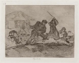 Rabble, Plate 28 from The Disasters of War