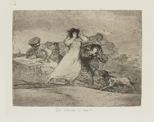 What Is This Hubbub?, Plate 65 from The Disasters of War