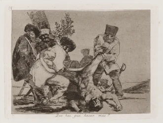 What More Can Be Done?, Plate 33 from The Disasters of War
