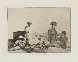 Perhaps They Are of Another Breed, Plate 61 from the Series Los Desastres de la Guerra (The Disasters of War)