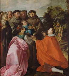 Healing of St. Bonaventure by St. Francis of Assisi, c.1628