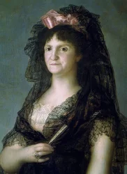 Portrait of Maria Lusia with Mantilla (detail)