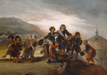 Boys Playing at Soldiers, c.1775-99