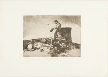 Cruel tale of woe!, plate 48 from The Disasters of War