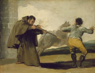 Friar Pedro Shoots El Maragato as His Horse Runs Off, c.1806