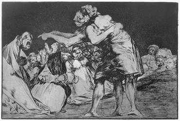 Matrimonial nightmare (Proverbs, plate 7)