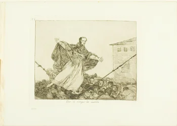 May the Cord Break, plate 77 from The Disasters of War