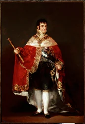 Portrait of King Ferdinand VII in Royal Costume