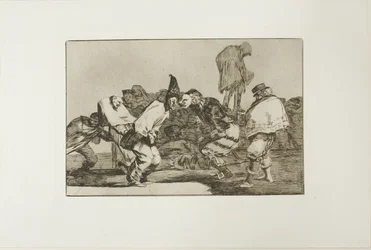 Rejoice, Carnival, for Tomorrow Thou wilt Be Ashes, plate 14 from Los Proverbios