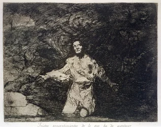 Sad forebodings of what is to come (The Disasters of War, plate 1)