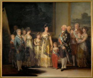Spanish King Charles IV and His Family, Queen Louisa and Their Children