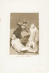 The Chinchillas, plate 50 from Los Caprichos