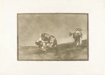The Same Man Throws a Bull in the Ring at Madrid, Plate 16 from 