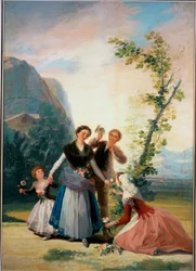 The Flower Girls, Cartoon for a Tapestry
