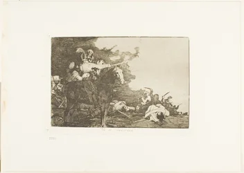 They Do Not Agree, Plate 17 from The Disasters of War