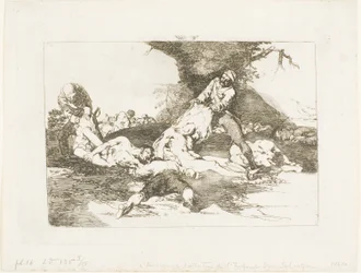 They Make Use of Them, Plate 16 from The Disasters of War