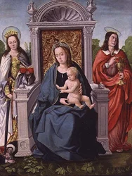 Madonna and Child with St. Catherine and St. John the Evangelist, c.1530-40