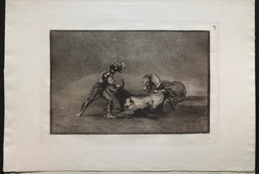Bullfights: A Spanish Knight Kills the Bull After Having Lost His Horse, 1876