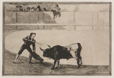 Bullfights: Pedro Romeo Killing the Halted Bull, 1876