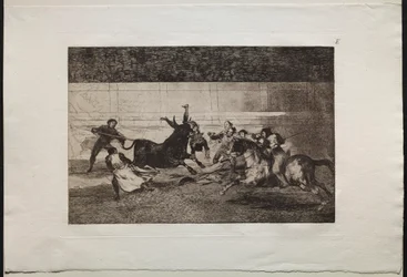 Bullfights: The Death of Pepe Illo 2nd Composition