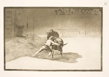 The Famous Martincho Places the Banderillas, Tricks the Bull with His Body Movements