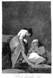 It is nicely stretched